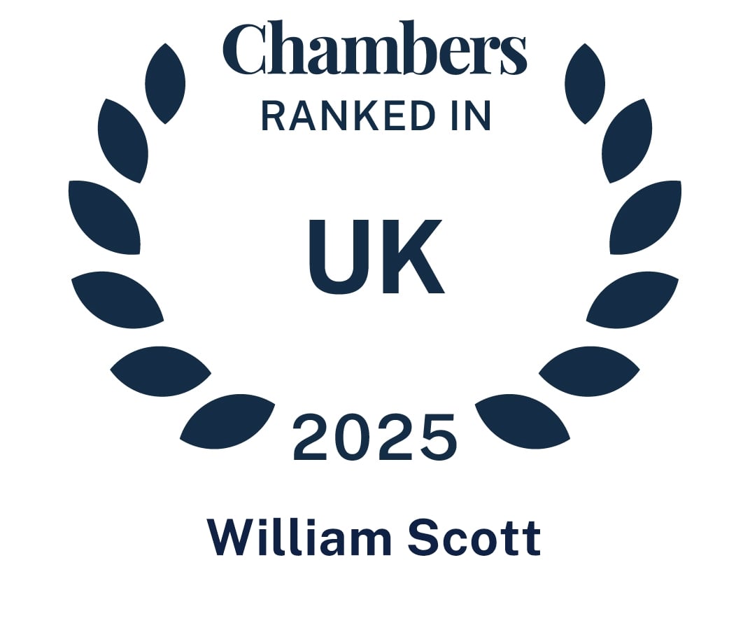 Ranked in Chambers 2025 - William Scott